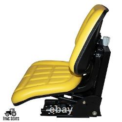 Yellow John Deere 1020 1530 2020 2030 Tractor Triback Style Suspension Seat