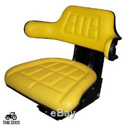Yellow John Deere 5200 5210 5300 5310 Waffle Style Tractor Suspension Seat
