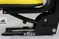 Yellow John Deere 5400 5410 6110 Triback Style Tractor Suspension Seat